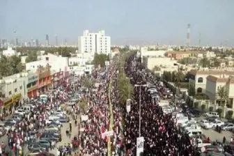 حرکت بحرینی‌ها به سوی میدان اللؤلؤه + عکس