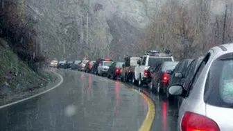 ترافیک سنگین در آزادراه قزوین-کرج و کرج-تهران