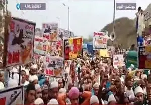  تظاهرات گسترده در هند در اعتراض به سفر محمد بن سلمان 