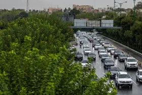 باران پاییزی در تهران/ گزارش تصویری 