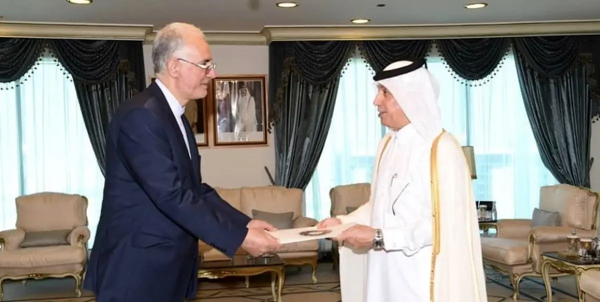 سفیر جدید ایران در قطر استوارنامه خود را تقدیم کرد