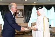 سفیر جدید ایران در قطر استوارنامه خود را تقدیم کرد