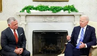 دیدار بایدن و پادشاه اردن در کاخ سفید
