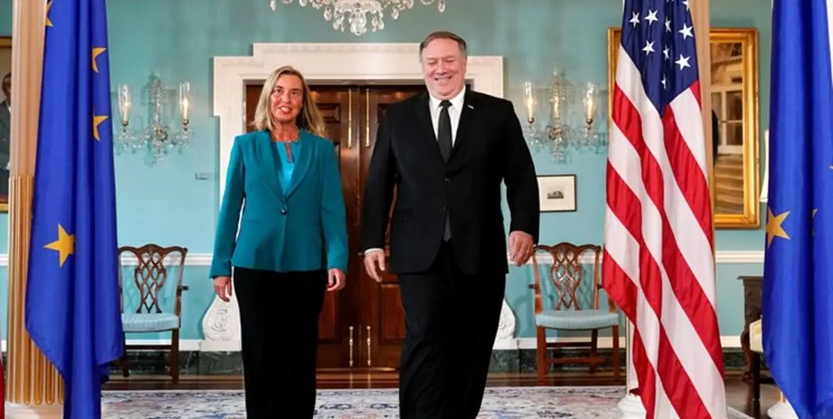 گفتوگوی پمپئو با موگرینی درباره ایران