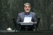 «رحمانی فضلی» از مجلس کارت زرد گرفت