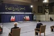 حدیث نوشته شده بر کتیبه حسینیه امام خمینی (ره)/عکس