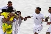 پیروزی پرگل ساحلی بازان ایران مقابل عمان 