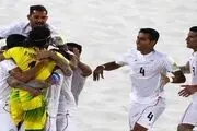 پیروزی پرگل ساحلی بازان ایران مقابل عمان 