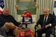 پوشش عجیب سناتور آمریکایی در دیدار با نتانیاهو سوژه شد