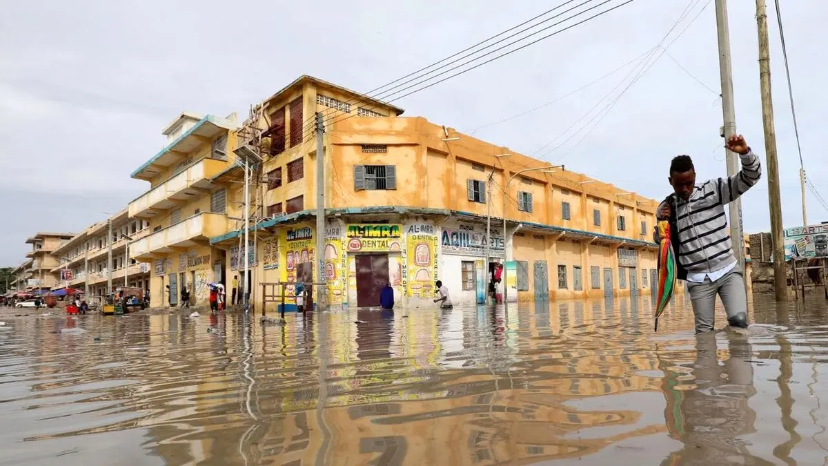 جاری شدن سیل در کنگو