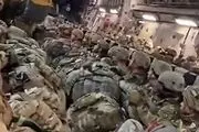 
فیلم اعزام گسترده سربازان آمریکا به خاورمیانه 
