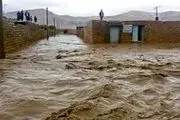 یک روستا در مازندران زیر آب رفت