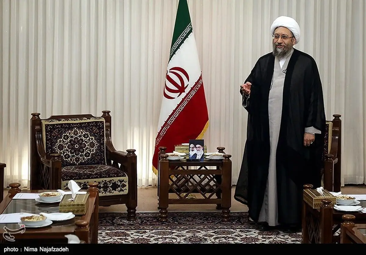 دیدار آیت الله آملی لاریجانی با رئیس جمهور عراق