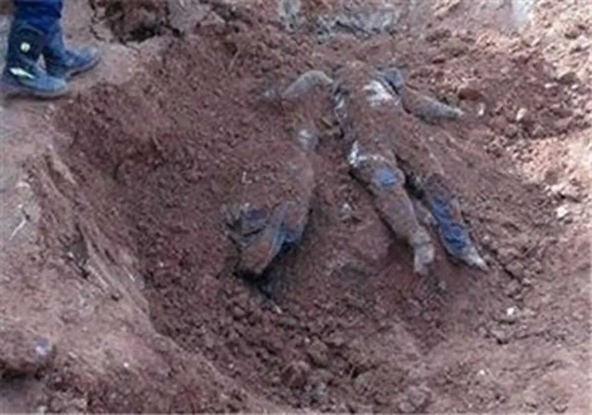 کشف گورهای جمعی در شهر حلب 