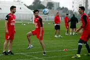 گزارش تمرین پرسپولیس/حرکات پزشکی ورزشی امیری