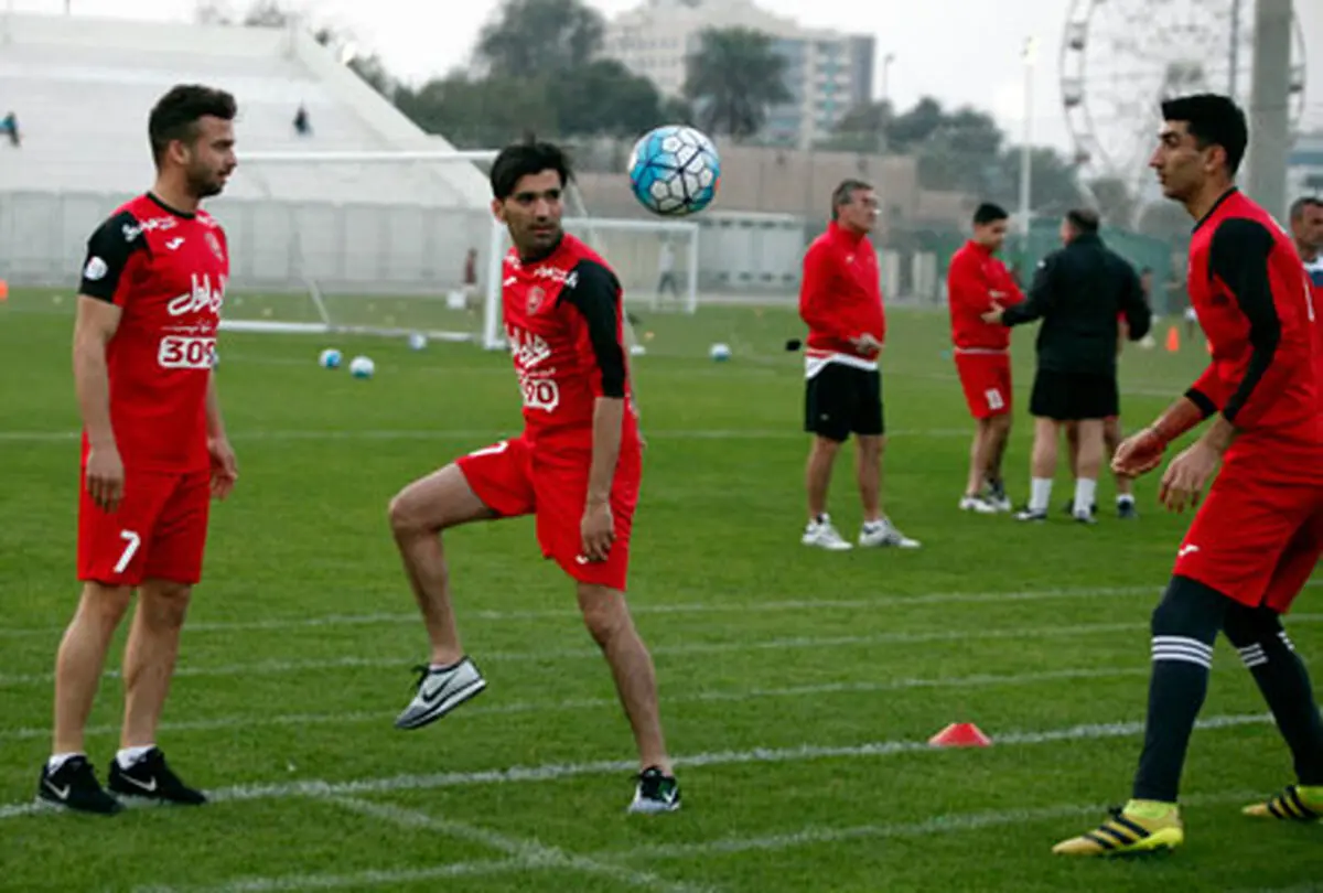 برنامه تمرینات پرسپولیس برای بازی با الهلال