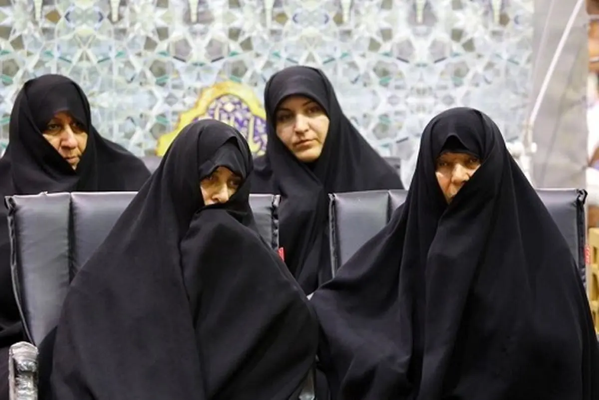 جمیله علم الهدی در مراسم چهل روز پس از شهادت رئیسی/عکس
