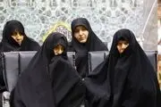 جمیله علم الهدی در مراسم چهل روز پس از شهادت رئیسی/عکس