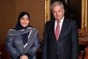 سفیر جدید ایران استوارنامه خود را تقدیم رئیس جمهور فنلاند کرد