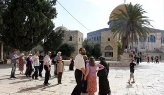 یورش صهیونیست ها به مسجد الاقصی