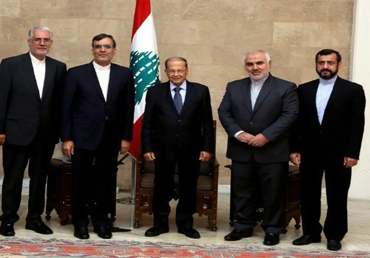 دیدار جابری‌انصاری با میشل عون 