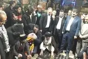  ادای احترام آیت‌الله خاتمی ‌به مقام شامخ ‌شهید سلیمانی + تصاویر 