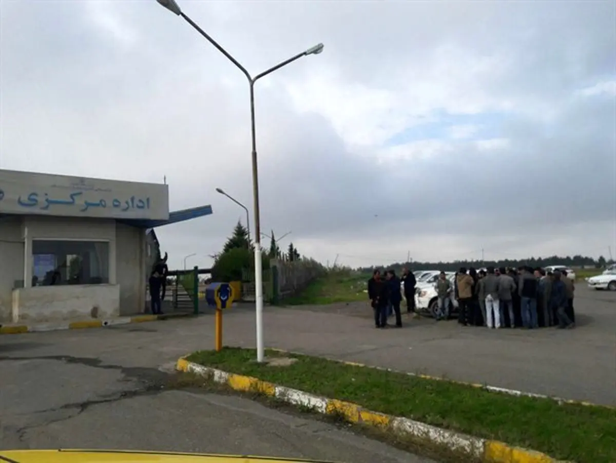 تجمع کارگران حفاظت کشت و صنعت مغان برای سومین روز متوالی
