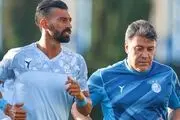 رامین رضاییان در تمرینات استقلال رونالدو شد 