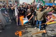 تظاهرات گسترده در بغداد در حمایت از مقاومت فلسطین