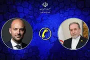گفت‌وگوی تلفنی وزیر امور خارجه ایران با همتای فرانسوی