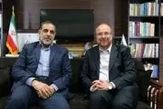 قالیباف با سرپرست دانشگاه آزاد دیدار کرد/ عکس