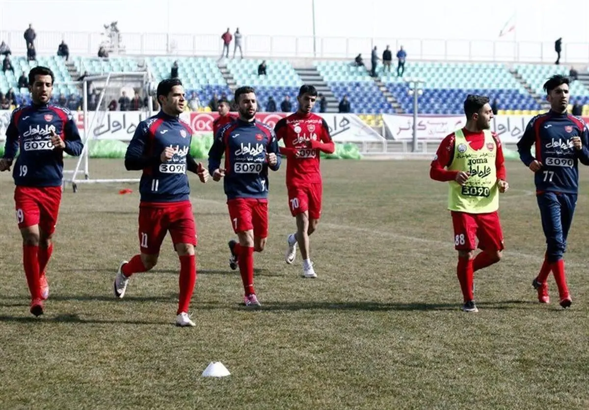 گزارش تمرین پرسپولیس/ حضور یک خواننده