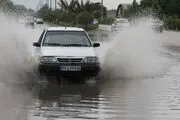 بارش باران و آب گرفتکی معابر بندرعباس