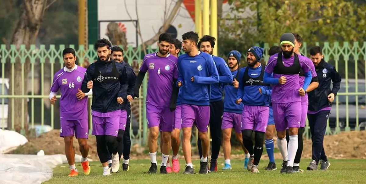 گزارش تمرین استقلال قبل از بازی دربی