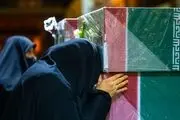 وداع با ۱۵۰ شهید گمنام دفاع مقدس/ گزارش تصویری