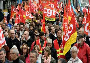 فراخوان اتحادیه کارمندان فرانسوی برای برگزاری تظاهرات 