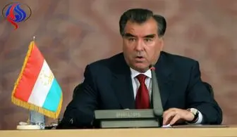 پیام‌ تسلیت رئیس‌جمهور تاجیکستان به‌ روحانی