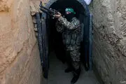 تصویر یک آزاده برروی دیوارنگاره میدان فلسطین