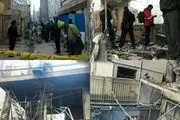 تخریب ساختمان دو طبقه در خیابان مرتضوی / عکس
