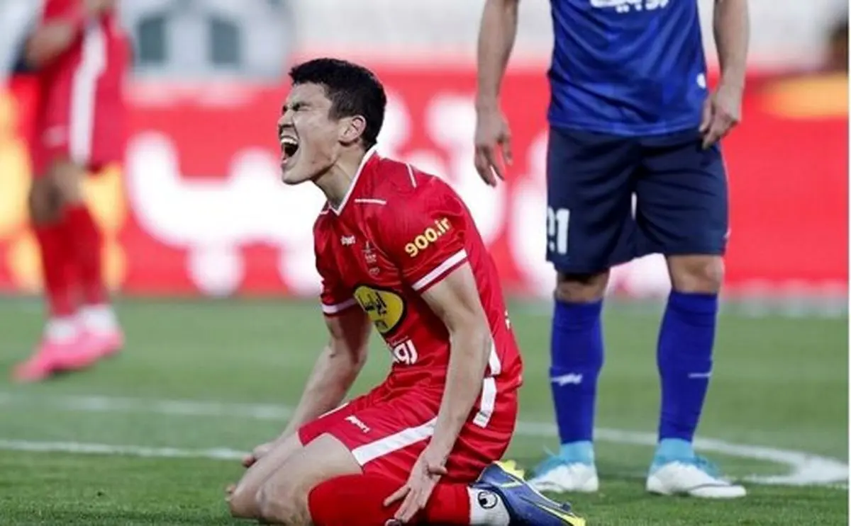 مهاجم ازبکستانی پرسپولیس از خدا صبر ایوب خواست!+ عکس