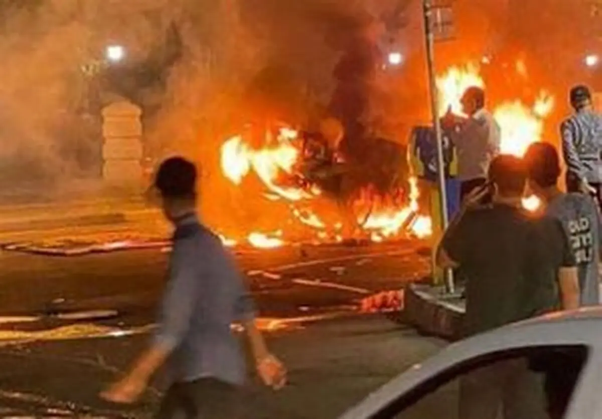 تصاویر جدید از جنگ شهری آشوبگران در شوشتر
