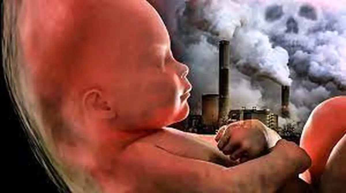 افزایش مردهزایی به دلیل آلودگی هوا