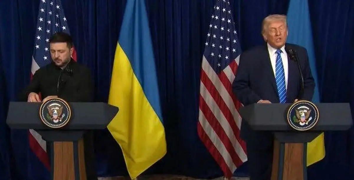 دست ترامپ این بار رنگ شد! + تصاویر