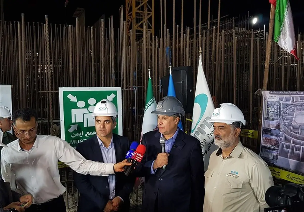 جزئیات جدید از نیروگاه دوم هستهای/بتنریزی بخشی از رآکتور واحد دوم نیروگاه اتمی بوشهر