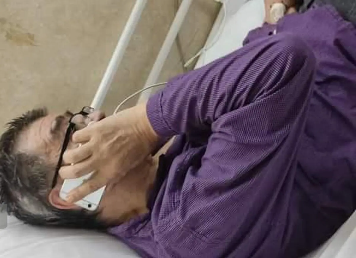 بستری شدن رضا رویگری در آسایشگاه سالمندان کهریزک!+ فیلم
