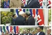 انتقاد شدید ظریف از آمریکا در دیدار با اورتگا