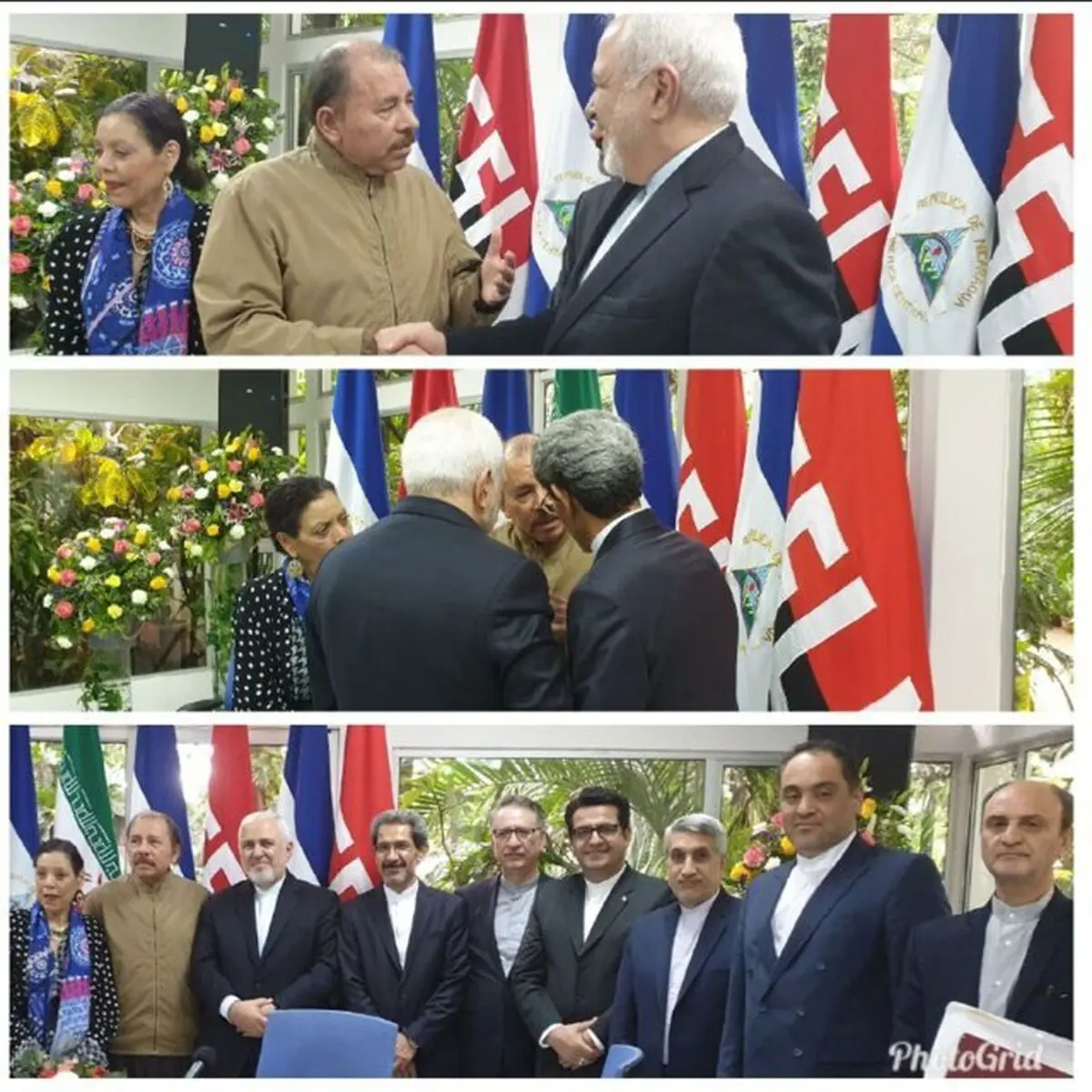 انتقاد شدید ظریف از آمریکا در دیدار با اورتگا