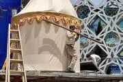 میدان امام حسین(ع) در تدارک مهمونی ده کیلومتری + عکس