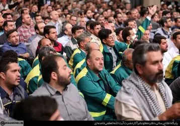 دیدار کارگران با رهبر معظم انقلاب