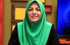 خانم مجری عزادار شد/عکس